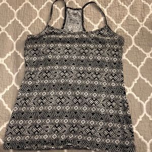 Garage Black and White Tank top